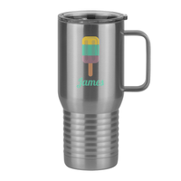 Thumbnail for Personalized Beach Fun Travel Coffee Mug Tumbler with Handle (20 oz) - Popsicle - Right View