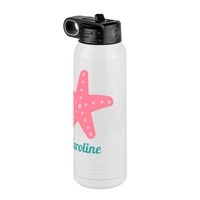 Thumbnail for Personalized Beach Fun Water Bottle (30 oz) - Starfish - Front Right View