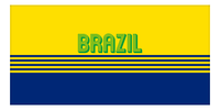 Thumbnail for Personalized Brazil Beach Towel - Front View
