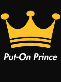Thumbnail for Personalized Crown T-Shirt - Black - Put-On Prince - Decorate View
