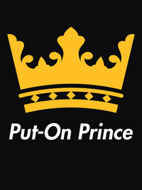 Thumbnail for Personalized Crown T-Shirt - Black - Put-On Prince - Decorate View