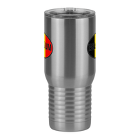 Thumbnail for Euro Oval Travel Coffee Mug Tumbler with Handle (20 oz) - Belgium - Front View