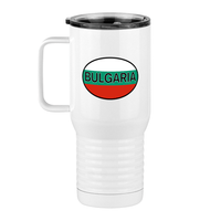 Thumbnail for Euro Oval Travel Coffee Mug Tumbler with Handle (20 oz) - Bulgaria - Left View