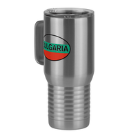 Thumbnail for Euro Oval Travel Coffee Mug Tumbler with Handle (20 oz) - Bulgaria - Front Left View