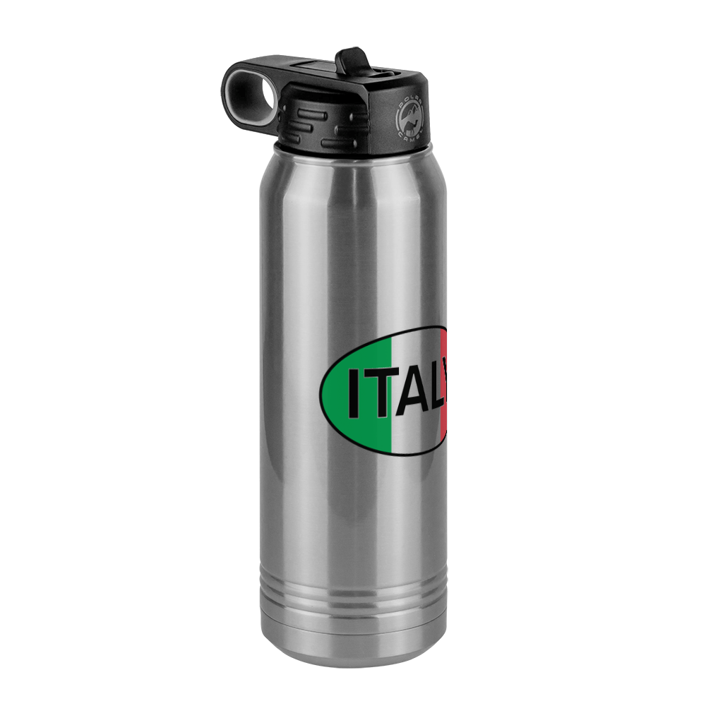 Euro Oval Water Bottle (30 oz) - Italy - Front Left View