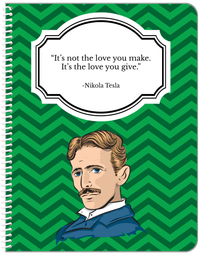 Thumbnail for Famous Quotes Notebook - Nikola Tesla - Front View