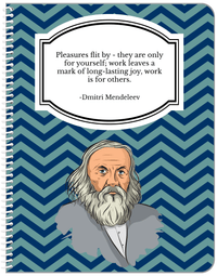 Thumbnail for Famous Quotes Notebook - Dmitri Mendeleev - Front View