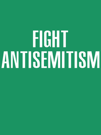 Thumbnail for Fight Antisemitism T-Shirt - Green - Decorate View
