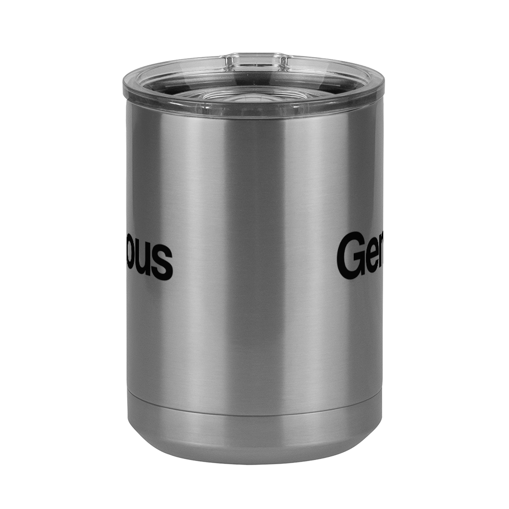 Funny Genious Coffee Mug Tumbler with Handle (15 oz) - Front View