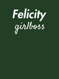 Thumbnail for Personalized Girlboss T-Shirt - Forest - Decorate View
