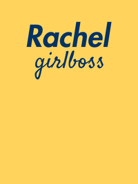 Thumbnail for Personalized Girlboss T-Shirt - Yellow - Decorate View