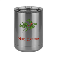 Thumbnail for Personalized Holly LeavesCoffee Mug Tumbler with Handle (15 oz) - Front print - Front View
