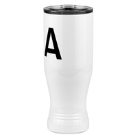Thumbnail for Personalized Initial Pilsner Tumbler (20 oz) - Front Left View