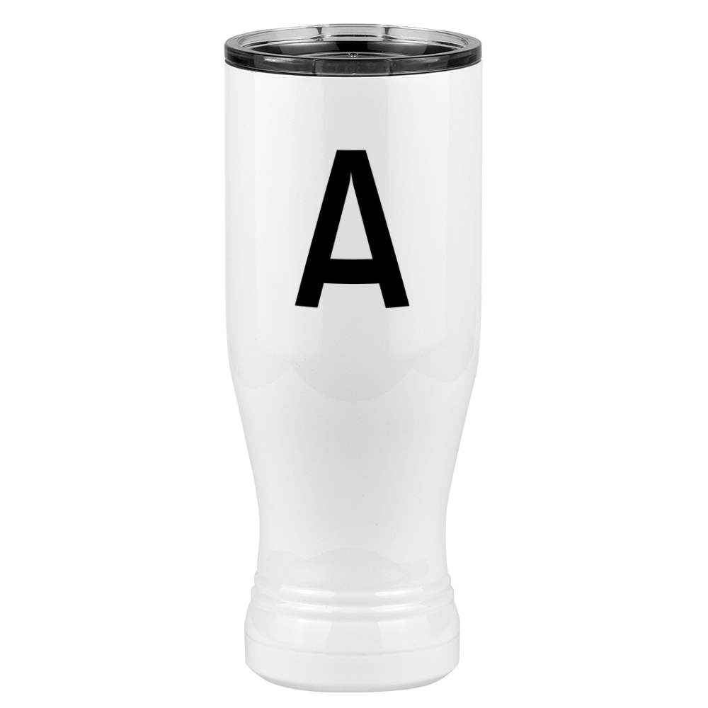 Personalized Initial Pilsner Tumbler (20 oz) - Left View