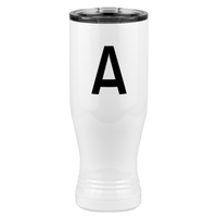 Thumbnail for Personalized Initial Pilsner Tumbler (20 oz) - Right View