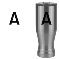 Thumbnail for Personalized Initial Pilsner Tumbler (20 oz) - Design View