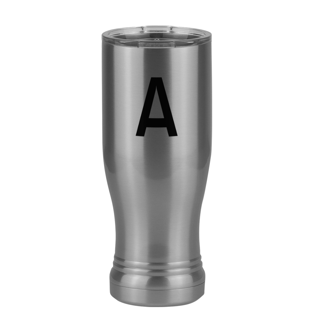 Personalized Initial Pilsner Tumbler (14 oz) - Right View