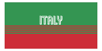 Thumbnail for Personalized Italy Beach Towel - Front View