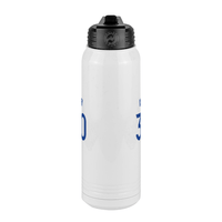 Thumbnail for Personalized Jersey Number Water Bottle (30 oz) - Center View