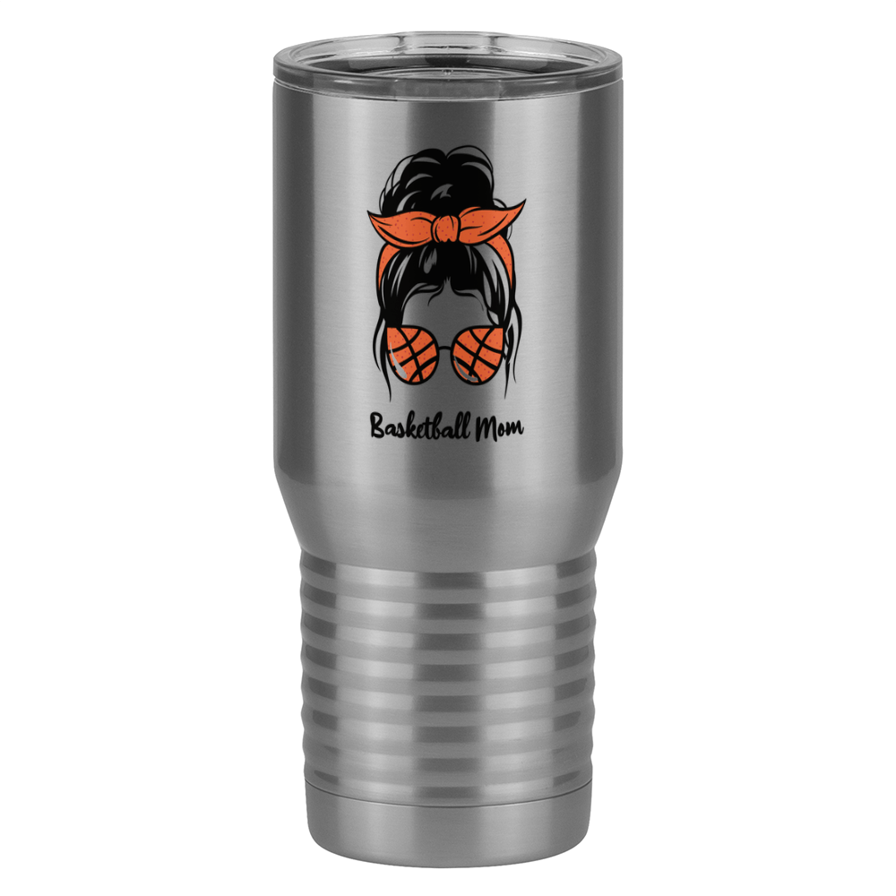 Personalized Messy Bun Tall Travel Tumbler (20 oz) - Customize It - Left View
