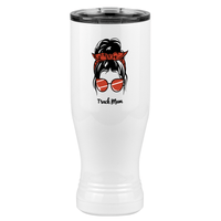 Thumbnail for Personalized Messy Bun Pilsner Tumbler (20 oz) - Track Mom - Left View