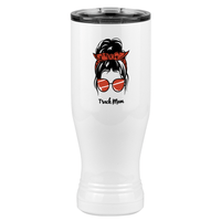 Thumbnail for Personalized Messy Bun Pilsner Tumbler (20 oz) - Track Mom - Right View