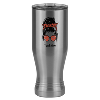 Thumbnail for Personalized Messy Bun Pilsner Tumbler (20 oz) - Track Mom - Right View