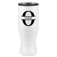 Thumbnail for Personalized Name & Initial Pilsner Tumbler (20 oz) - Left View