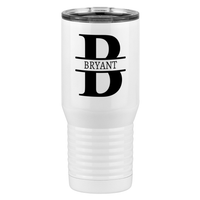 Thumbnail for Personalized Name & Initial Tall Travel Tumbler (20 oz) - Right View