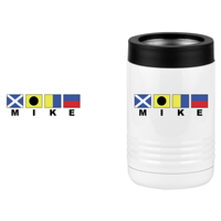 Thumbnail for Personalized Nautical Flags Beverage Holder - Design View