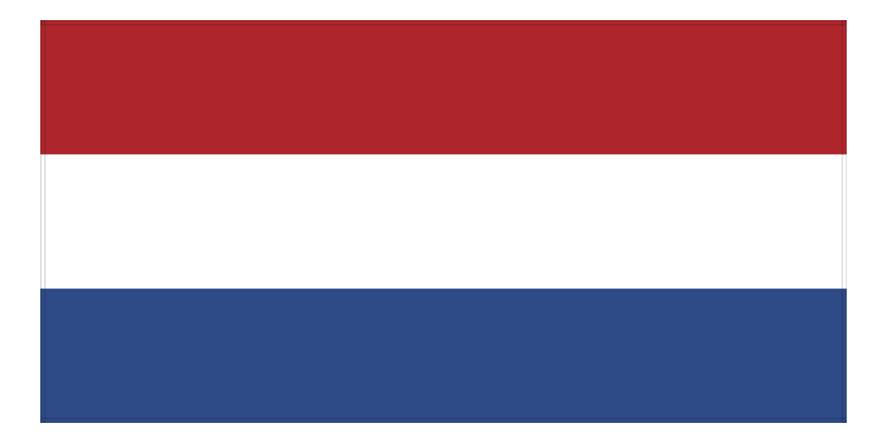 Netherlands Flag Beach Towel - Front View