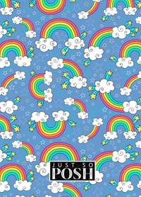 Thumbnail for Personalized Rainbows Journal I - Rectangle Nameplate - Back View