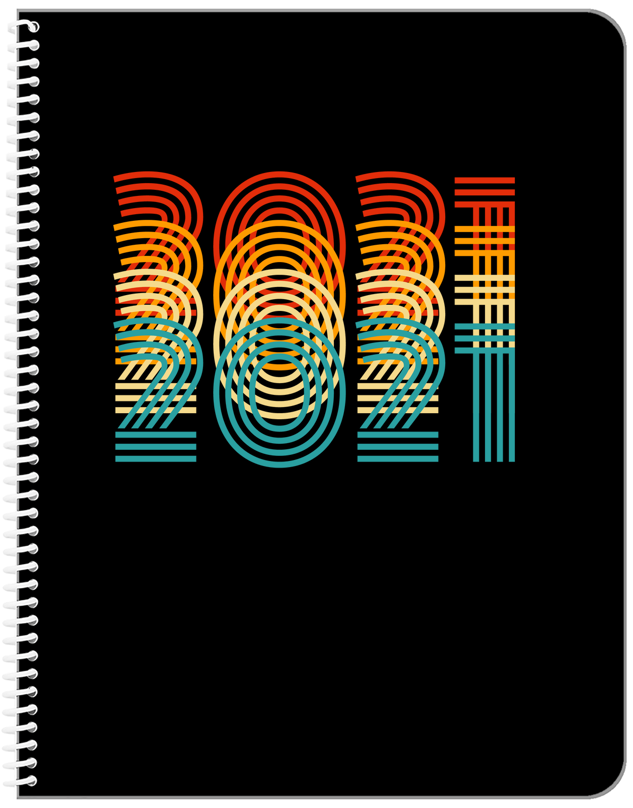 Retro Notebook - 2021 - Front View