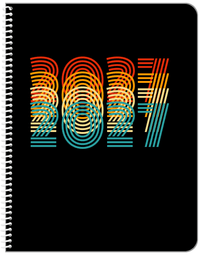 Thumbnail for Retro Notebook - 2027 - Front View