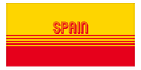 Thumbnail for Personalized Spain Beach Towel - Front View