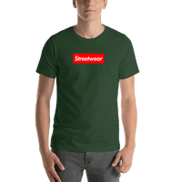 Thumbnail for Personalized Streetwear T-Shirt - Forest - Your Custom Text - Shirt View