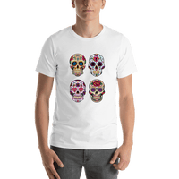 Thumbnail for Sugar Skull T-Shirt - White - Shirt View