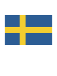 Thumbnail for Sweden Flag T-Shirt - White - Decorate View