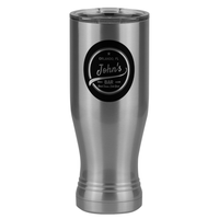 Thumbnail for Personalized Swoop Lettering Pilsner Tumbler (20 oz) - Left View