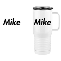Thumbnail for Personalized Travel Coffee Mug Tumbler with Handle (20 oz) - Design View