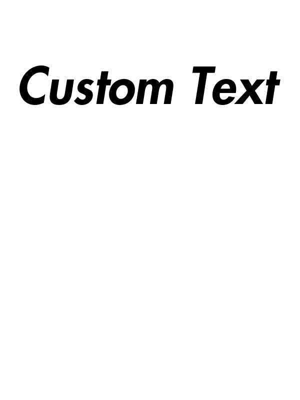 Personalized T-Shirt - White - Your Custom Text - Decorate View