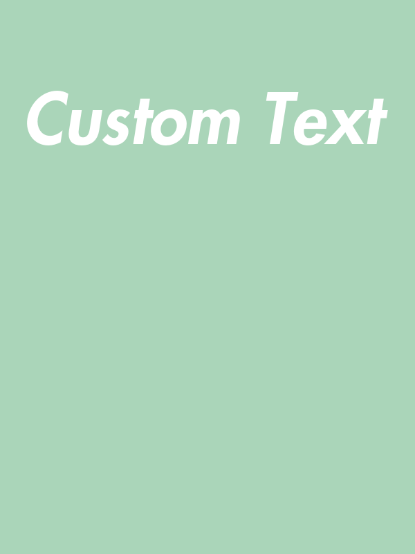 Personalized T-Shirt - Heather Prism Mint - Your Custom Text - Decorate View