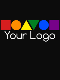 Thumbnail for Personalized T-Shirt - Black - Upload Your Logo - Decorate View