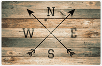 Thumbnail for Personalized Wood Grain Placemat - Arrows - Patina Wood -  View