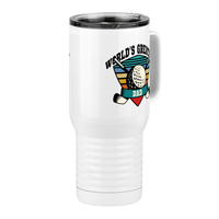 Thumbnail for World's Greatest Dad Travel Coffee Mug Tumbler with Handle (20 oz) - Golf - Front Right View
