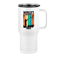Thumbnail for World's Greatest Dad Travel Coffee Mug Tumbler with Handle (20 oz) - Hunting - Right View