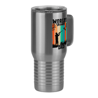 Thumbnail for World's Greatest Dad Travel Coffee Mug Tumbler with Handle (20 oz) - Hunting - Front Right View