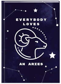 Thumbnail for Zodiac Sign Journal - Everybody Loves an Aries - Front View