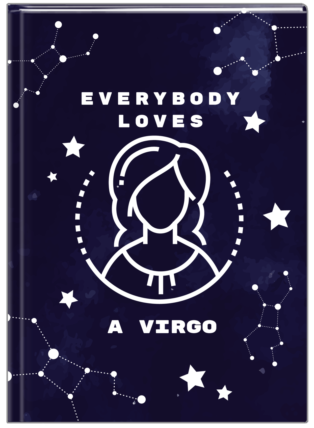 Zodiac Sign Journal - Everybody Loves a Virgo - Front View