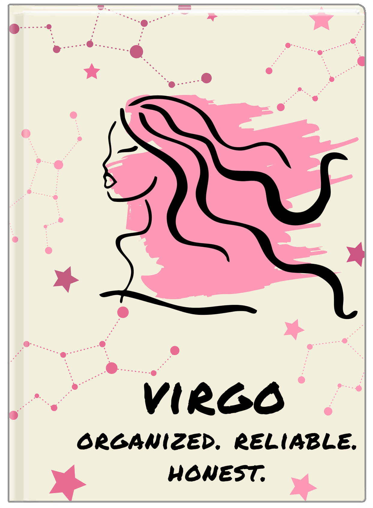 Zodiac Sign Journal - Characteristics of a Virgo - Front View